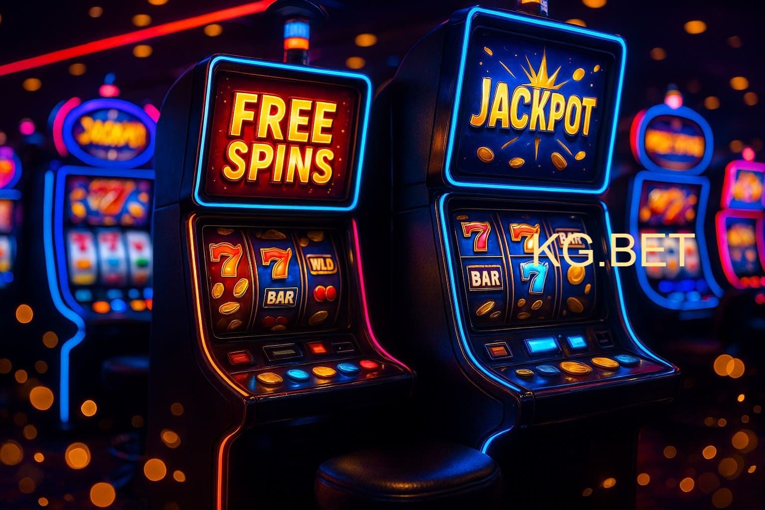 Diversos jogos de caça-níqueis